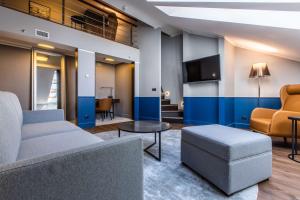 Radisson Blu Hotel Prague的休息区