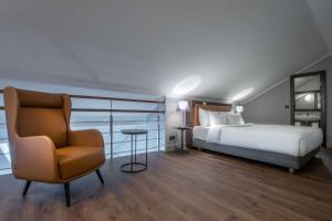 Radisson Blu Hotel Prague客房内的一张或多张床位
