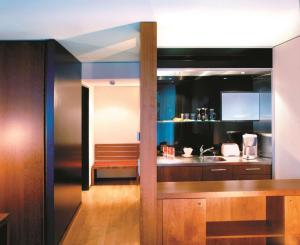 Kuhinja oz. manjša kuhinja v nastanitvi Radisson Blu Hotel, St. Gallen