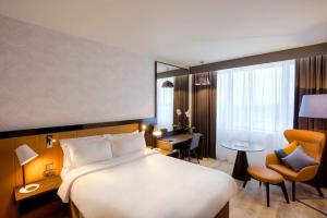 Cama ou camas em um quarto em Radisson Blu Hotel Dublin Airport