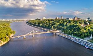 Letecký snímek ubytování Radisson Blu Hotel, Kyiv Podil City Centre