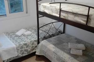 Katil atau katil-katil dalam bilik di Calm and Top view in Chania countryside