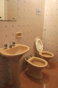 Ett badrum på Hotel Vanderloo