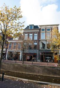 a group of buildings on a city street at BB88 in Leeuwarden