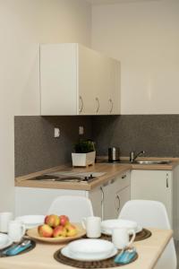 Kuchyňa alebo kuchynka v ubytovaní Apartamenty GoszóWita