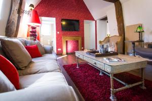 Posezení v ubytování Hôtel des Ducs
