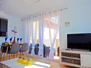 Televízia a/alebo spoločenská miestnosť v ubytovaní Casa Colin - Mar Menor Golf Resort