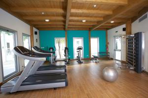 Fitness centrum a/nebo fitness zařízení v ubytování Sira Resort