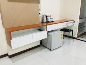 Kuchyň nebo kuchyňský kout v ubytování TTT Hotel