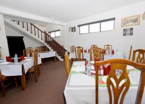Restaurace v ubytování Sapu's Mountain breeze Nuwara Eliya