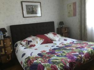 Cama o camas de una habitación en Clos des Cailloux