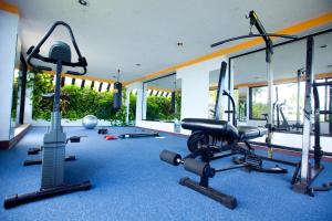The fitness centre and/or fitness facilities at Hotel Tucan Siho Playa