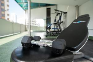 Fitness centrum a/nebo fitness zařízení v ubytování Hotel Cartagena Dubai