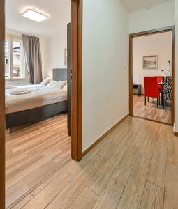 Posteľ alebo postele v izbe v ubytovaní Rabie Aparthotel