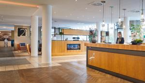 Vstupní hala nebo recepce v ubytování Atlanta Hotel Leipzig + 36 fotografií