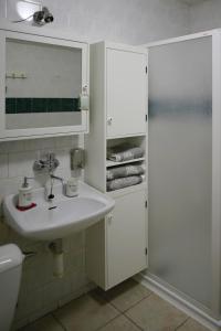 Koupelna v ubytování Penzion Holland