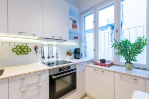 Elegant Apartment Vienna 주방 또는 간이 주방