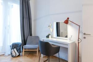Elegant Apartment Vienna TV 또는 엔터테인먼트 센터