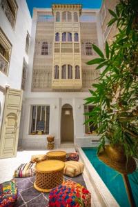 Istumisnurk majutusasutuses BCK Art Riad
