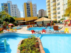 Πισίνα στο ή κοντά στο APARTAMENTO FLAT CONDOMÍNIO THERMAS PLACE