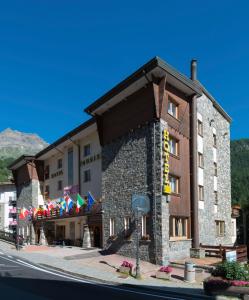 a rendering of the front of a hotel at Hotel Tourist in Valtournenche