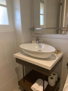 Koupelna v ubytování Hotel Conde de Penalba
