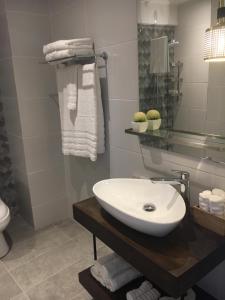 Koupelna v ubytování Hotel Conde de Penalba