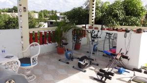 Fitnesscentret og/eller fitnessfaciliteterne på Apartments El Sol by AirPort SDQ