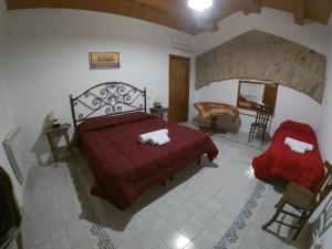 Tempat tidur dalam kamar di SESIMA turismo rurale