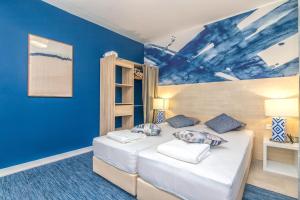 Posteľ alebo postele v izbe v ubytovaní Apartment 4 Olives