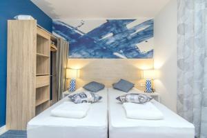 Posteľ alebo postele v izbe v ubytovaní Apartment 4 Olives