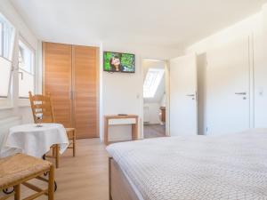 Postel nebo postele na pokoji v ubytování Ferienhaus Gretel in Zorge
