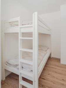 Postel nebo postele na pokoji v ubytování Ferienhaus Gretel in Zorge
