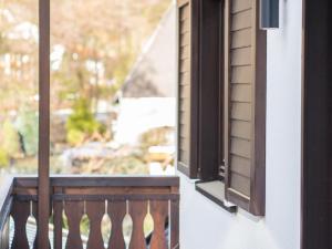 Balkón nebo terasa v ubytování Ferienhaus Gretel in Zorge