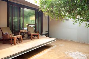 Patio nebo venkovní prostory v ubytování RAAS Chhatrasagar, Nimaj, District Pali