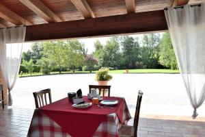 A balcony or terrace at Residence Cà Beregana