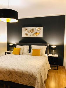 Postel nebo postele na pokoji v ubytování Villa Vidovic Apartments Bella Vista Mare
