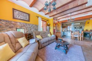A seating area at Finca Can Diego