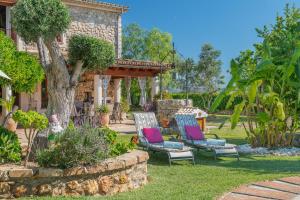 A garden outside Finca Can Diego