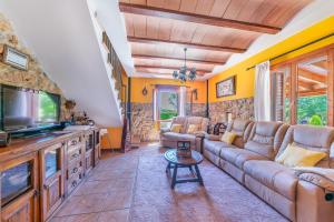 A seating area at Finca Can Diego