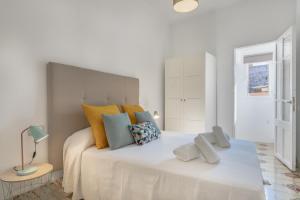 Posteľ alebo postele v izbe v ubytovaní Holiday Home Can Sion