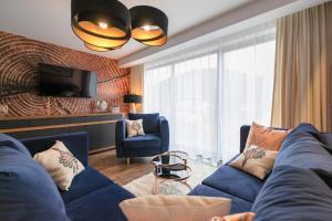 Posedenie v ubytovaní Apartamenty Marron z sauną, bawialnią i widokiem na Skrzyczne - Dream Apart
