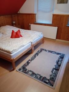 Postel nebo postele na pokoji v ubytování Landhaus am Fritzschberg