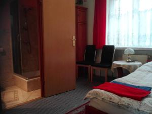 Łóżko lub łóżka w pokoju w obiekcie Noclegi16