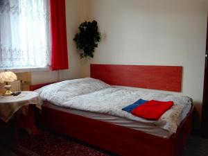 Łóżko lub łóżka w pokoju w obiekcie Noclegi16