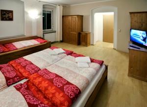 Postel nebo postele na pokoji v ubytování Resort Abertham - apartment Vanessa