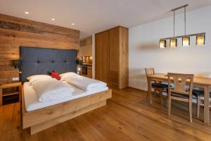 Posteľ alebo postele v izbe v ubytovaní Alphus Appartements