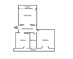 
The floor plan of Godi Fiorenza Suite
