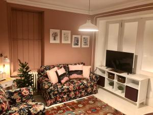 A television and/or entertainment centre at Mehmet Bey Suites