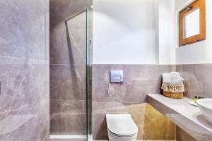 Kupatilo u objektu Hesperides Hotel Pefkochori